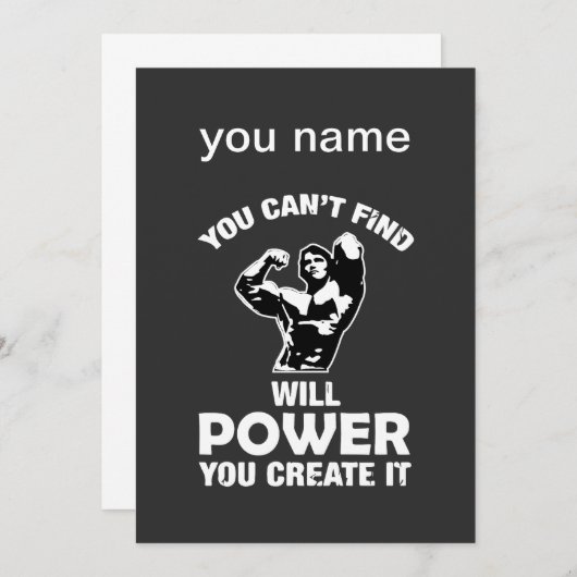 作成した電力が見つからない 招待状 (正面/裏面)