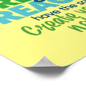 作成とリアクション ポスター (角)