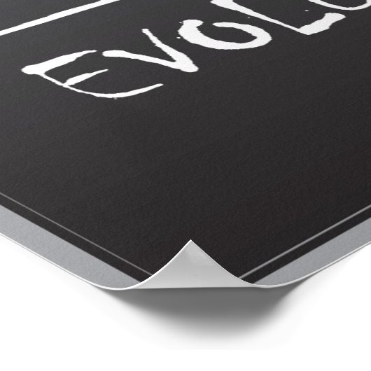 作成と進化 ポスター (角)