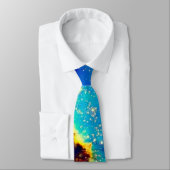 作成のカスタムなサテンの宇宙のネクタイの柱 ネクタイ (タイ)