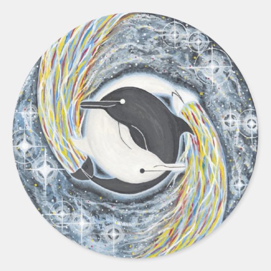 作成のシール ラウンドシール (正面)