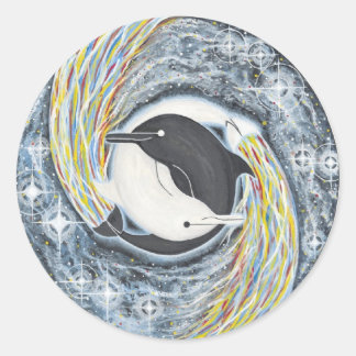 作成のシール ラウンドシール