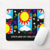 作成のスチュワード マウスパッド (マウス)
