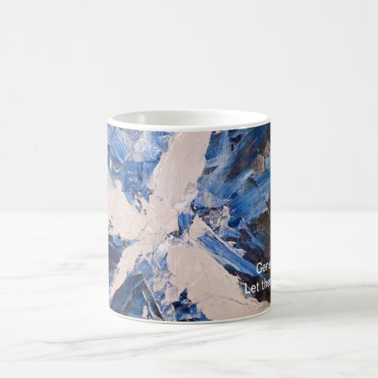 作成のマグの起源の1:1 - 5の日1 コーヒーマグカップ (中央)