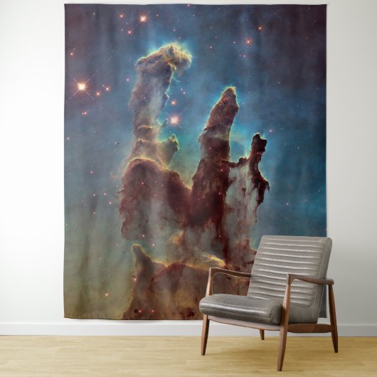 作成の柱の垂直宇宙写真 タペストリー (インサイチュ)