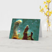 作成のM16ワシの星雲か柱 カード (黄色い花)