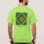 作成はユニセックスなTシャツ- 11色の一突き--をあなたの振ります Tシャツ (裏面)