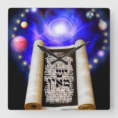 作成エックスニヒロ スクエア壁時計 (正面)