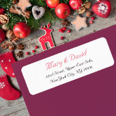 作成カスタムエレガントウェディング差出人住所ラベル ラベル