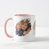 作成カスタムフォト文字クールリンガーティーコーヒー マグカップ (左)