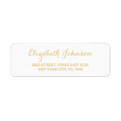 作成カスタム差出人住所ラベル ラベル (正面)