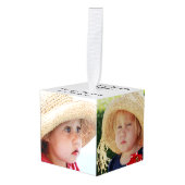 作成キューブオーナメント キューブオーナメント (正面アングル)