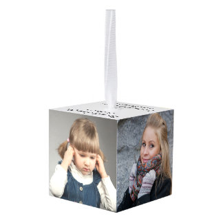 作成キューブオーナメント キューブオーナメント