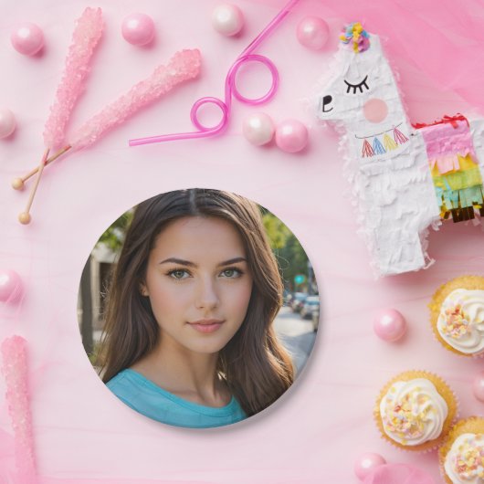 作成シンプルカスタム紙プレート ペーパープレート (パーティー)