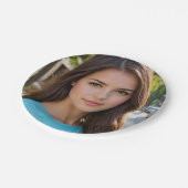 作成シンプルカスタム紙プレート ペーパープレート (アングル)