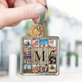 作成ユーザーカスタムフォトコラージュファ素朴ームハウス キーホルダー