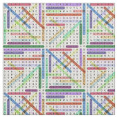 作成裁縫単語検索 ファブリック (見本)