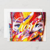 作成/やる気を起こさせる A ポストカード (正面/裏面)