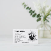 作成(ドラム芸術のテンポにビートは住んでいます、 名刺 (スタンド正面)