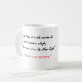 作成:ハッスル。リピートデザインコーヒーマグ コーヒーマグカップ (正面左)