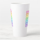 "作成"レインボーラテマグ カフェラテマグ (正面)