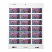 「作成」住所 シール (フルシート)