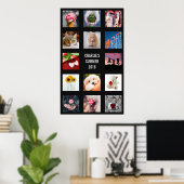 作成:自分の写真と文字ポスター ポスター (ホームオフィス)