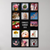 作成：自分の写真と文字ポスター ポスター (正面)