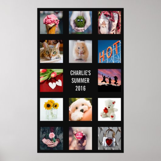 作成:自分の写真と文字ポスター ポスター (正面)