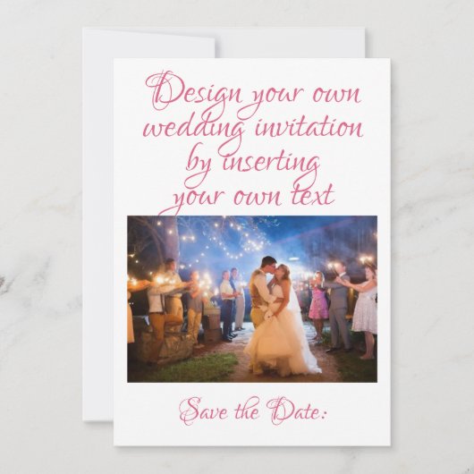 作成|自分の招待状結婚をカスタマイズ 招待状 (正面)