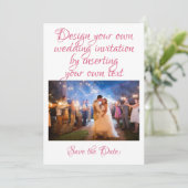 作成|自分の招待状結婚をカスタマイズ 招待状 (スタンド正面)