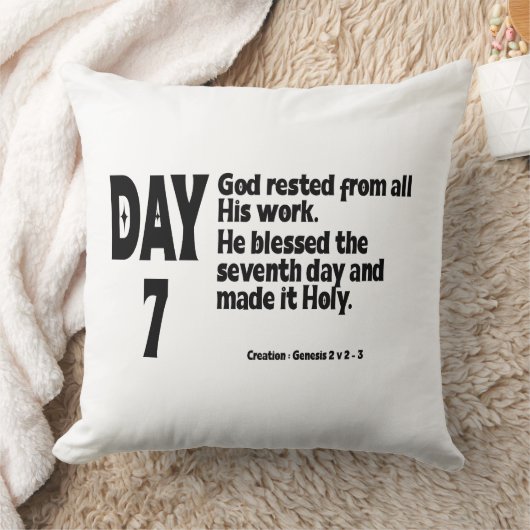 作成： 7日目 クッション (ブランケット)