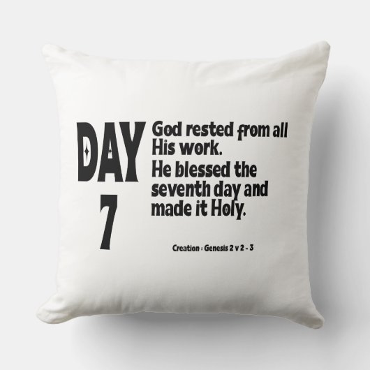 作成： 7日目 クッション (正面)