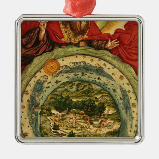 作成、Lutherの聖書から、c.1530 メタルオーナメント (正面)