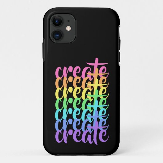 "作成" Rainbow iPhone 11ケース Case-Mate iPhoneケース (裏面)