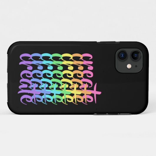 "作成" Rainbow iPhone 11ケース Case-Mate iPhoneケース (裏面(横))