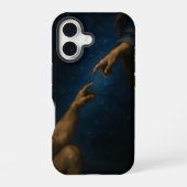 作成Touch-芸術的電話ケース iPhone 16ケース (裏面)