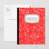 作文帳 ポストカード (正面/裏面)