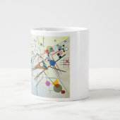 作文VIII:ワシリー·カンディンスキー ジャンボコーヒーマグカップ (正面)
