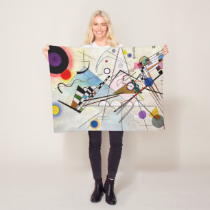 作文VIII、ワジリー·カンディンスキー フリースブランケット