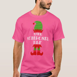 作曲された小妖精や小人クリスマスマッチファミリーコーク Tシャツ