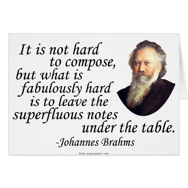 作曲に関するブラームス (正面横)