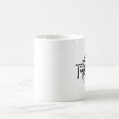 作曲クラシカル家のワードクラウド コーヒーマグカップ (中央)