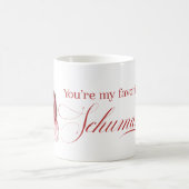 作曲クラシカル者シューマン コーヒーマグカップ (中央)