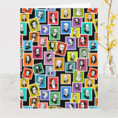 作曲家のポートレートによるパタもっとも偉大ーン カード (黄色い花)