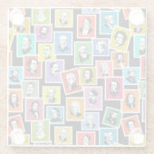 作曲家のポートレートによるパタもっとも偉大ーン ガラスコースター (裏面)