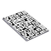 作曲家のポートレートによるパタもっとも偉大ーン ノートブック (右側)