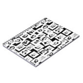 作曲家のポートレートによるパタもっとも偉大ーン ノートブック (左側)