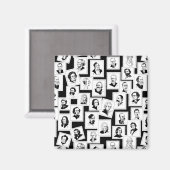 作曲家のポートレートによるパタもっとも偉大ーン マグネット (正面/裏面)