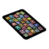 作曲家の32のグラフィック素晴らしポートレート マグネット (右側)